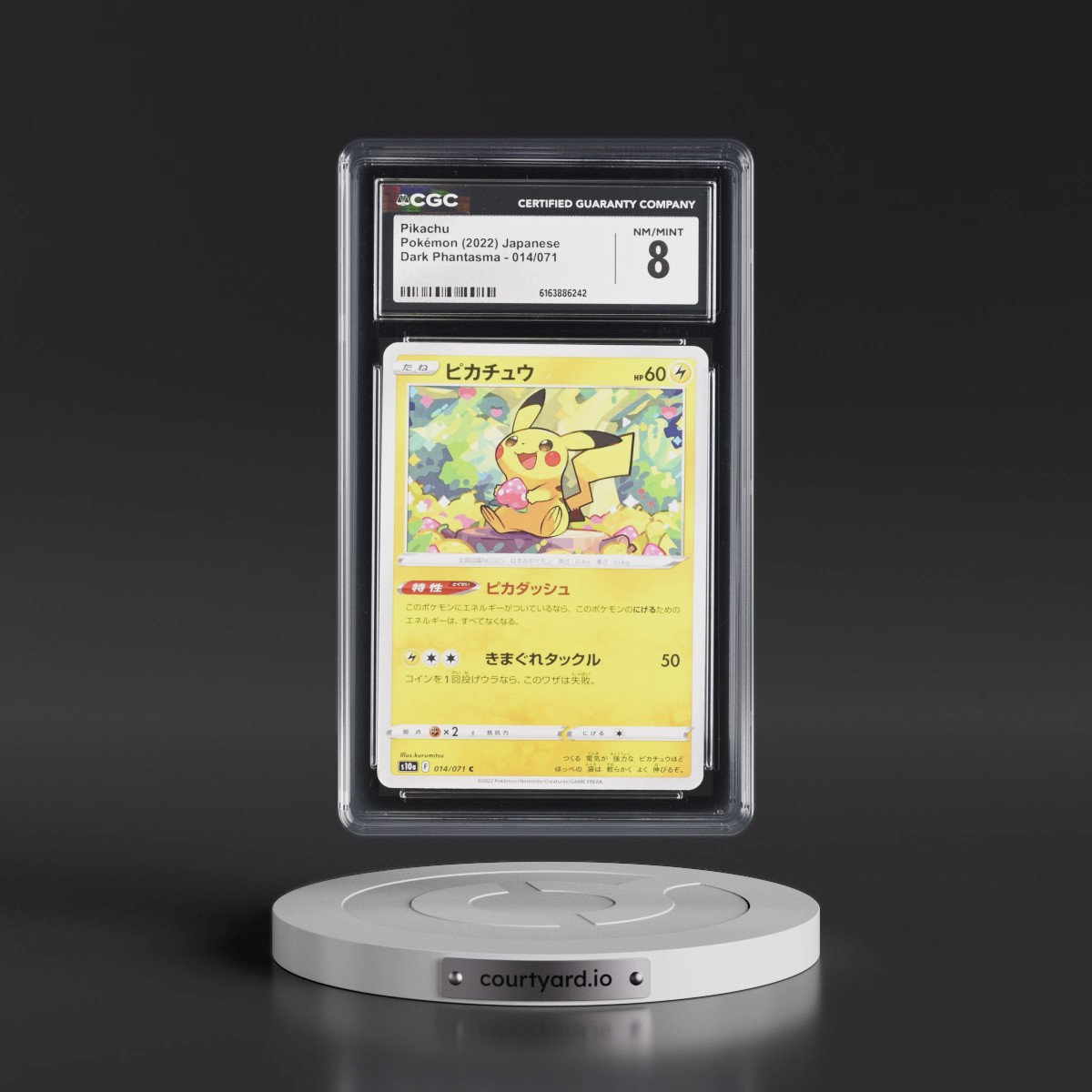 2021 Dark Phantasma #014/071 Pikachu (CGC 8 NM-MT)