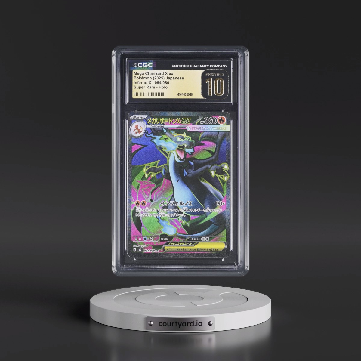 2025 Inferno X - M2 #094/080 Mega Charizard X ex - Super Rare Holo (CGC 10 PRISTINE)