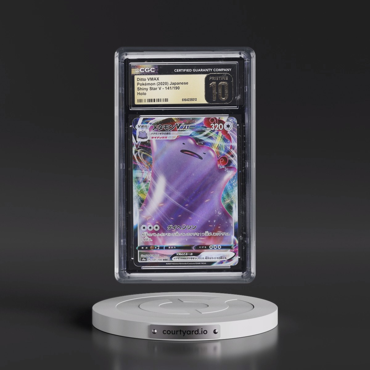 2020 Shiny Star V #141/190 Ditto VMAX - Holo (CGC 10 PRISTINE)