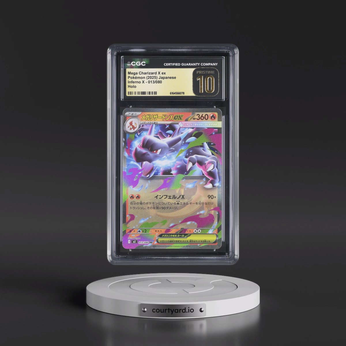2025 Inferno X - M2 #013/080 Mega Charizard X ex - Holo (CGC 10 PRISTINE)