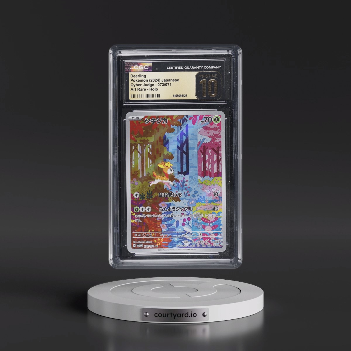 2024 Cyber Judge #073/071 Deerling - Art Rare Holo (CGC 10 PRISTINE)