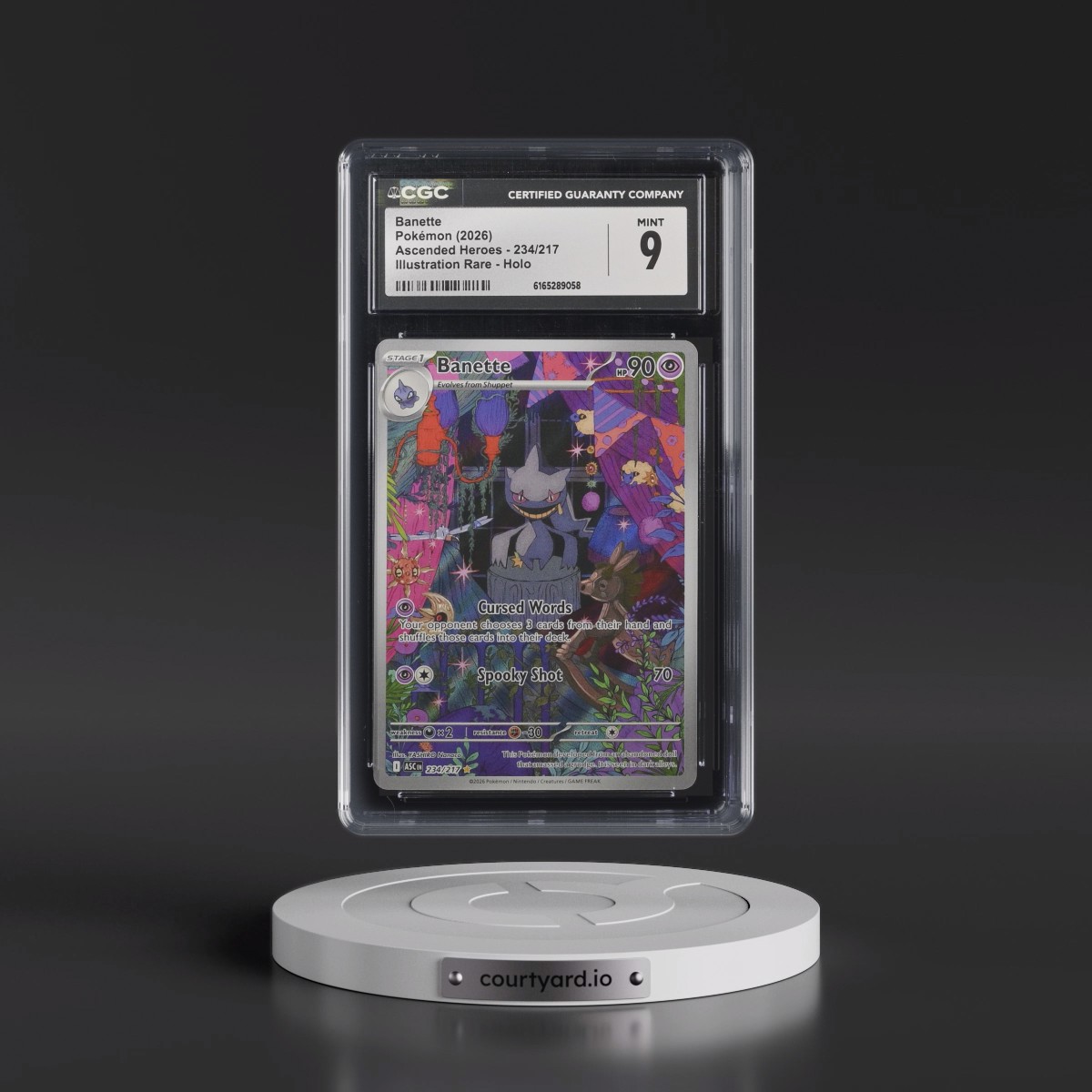 2026 Ascended Heroes - ASC EN #234/217 Banette - Illustration Rare Holo (CGC 9 MINT)