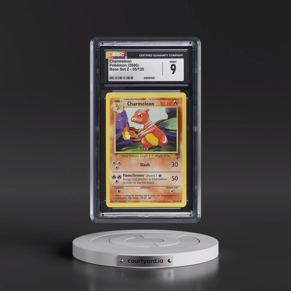 2000 Base Set 2 #35/130 Charmeleon (CGC 9 MINT)