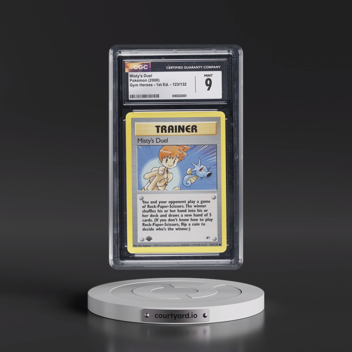 2000 Gym Heroes #123/132 Misty's Duel - 1st Edition 1st Edition (CGC 9 MINT)