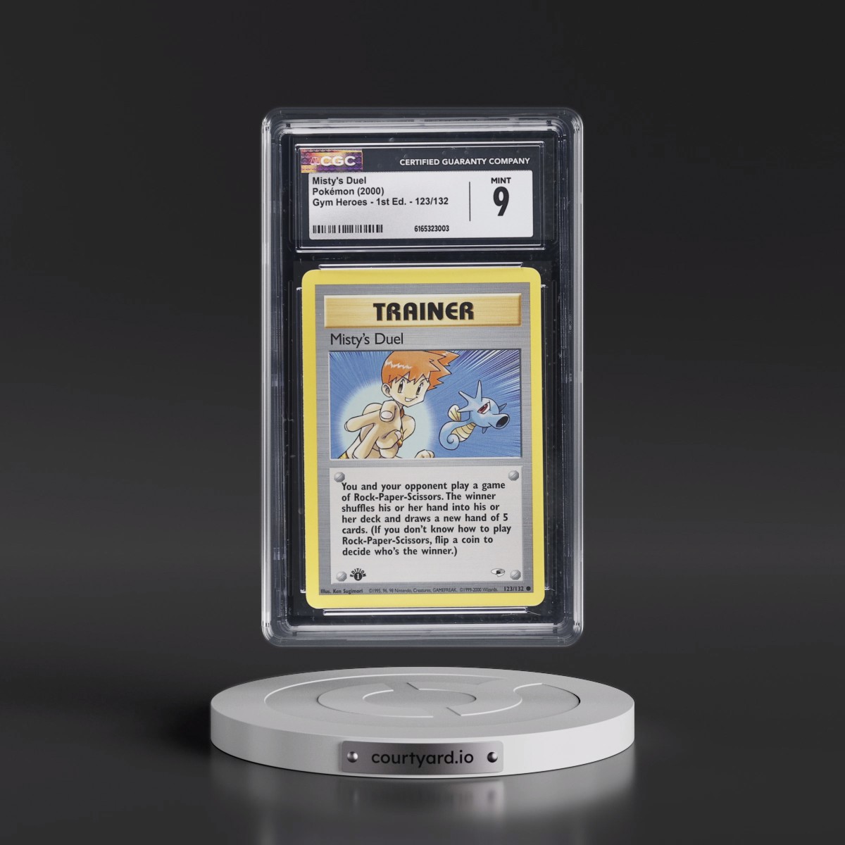 2000 Gym Heroes #123/132 Misty's Duel - 1st Edition 1st Edition (CGC 9 MINT)