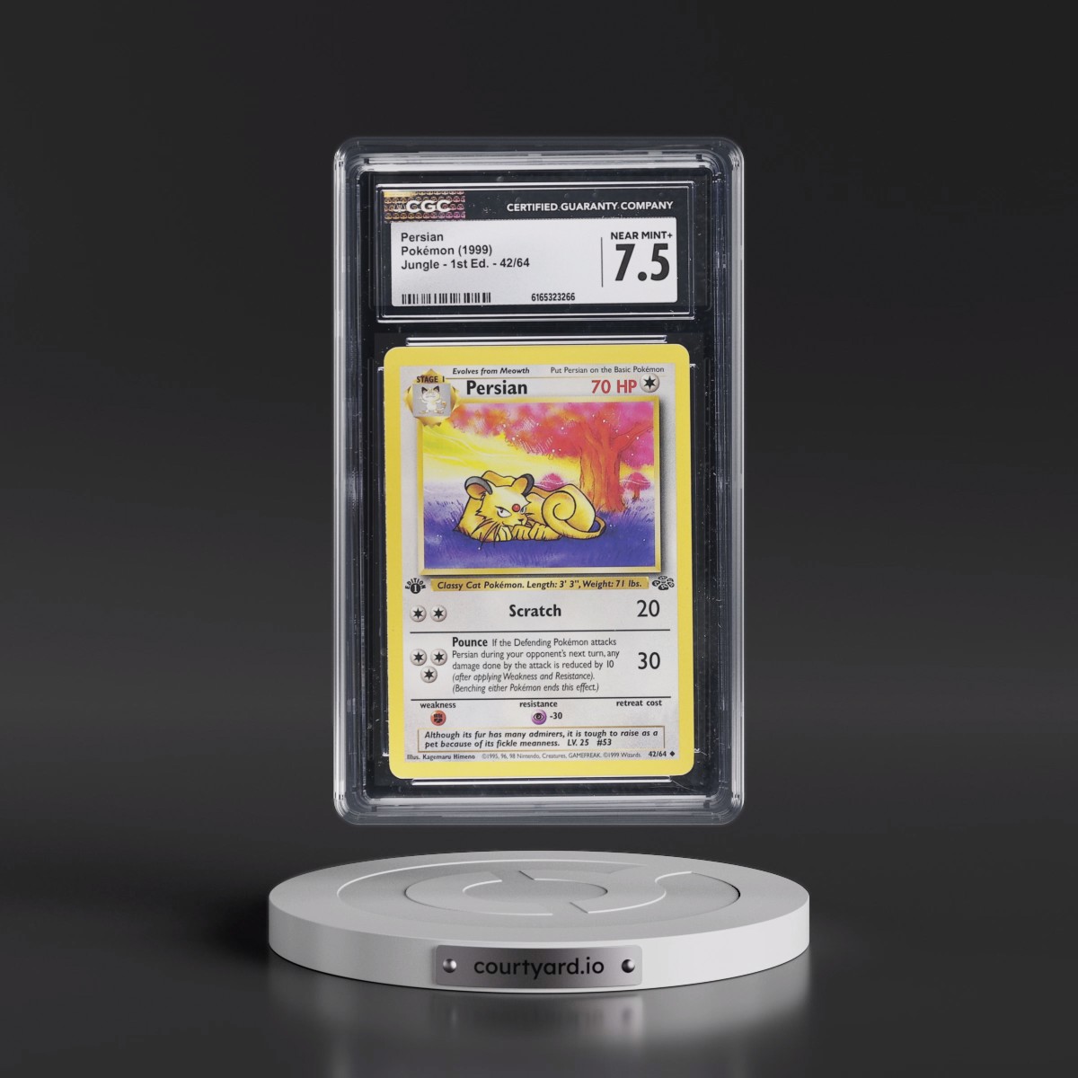 1999 Jungle #42/64 Persian - 1st Edition 1st Edition (CGC 7.5 NM+)
