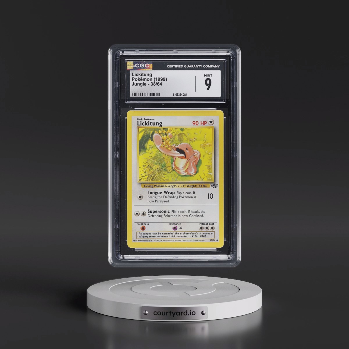 1999 Jungle #38/64 Lickitung (CGC 9 MINT)