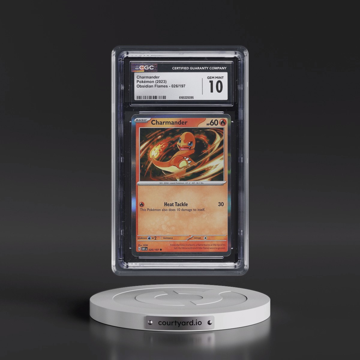 2023 Obsidian Flames - OBF EN #026/197 Charmander (CGC 10 GEM MINT)