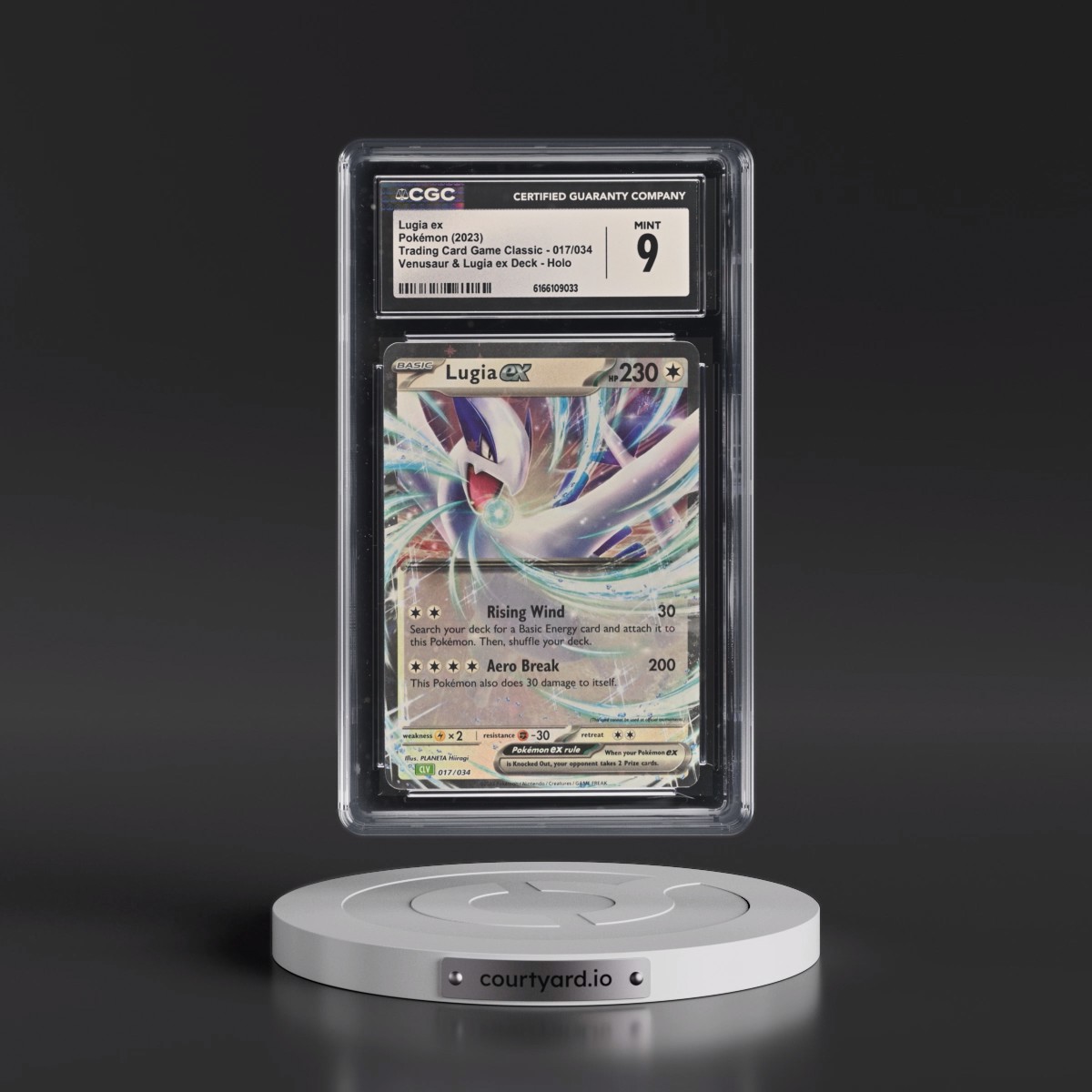 2023 Trading Card Game Classic - CLV, CLC, CLB #017/034 Lugia ex - Venusaur & Lugia ex Deck - CLV Holo (CGC 9 MINT)