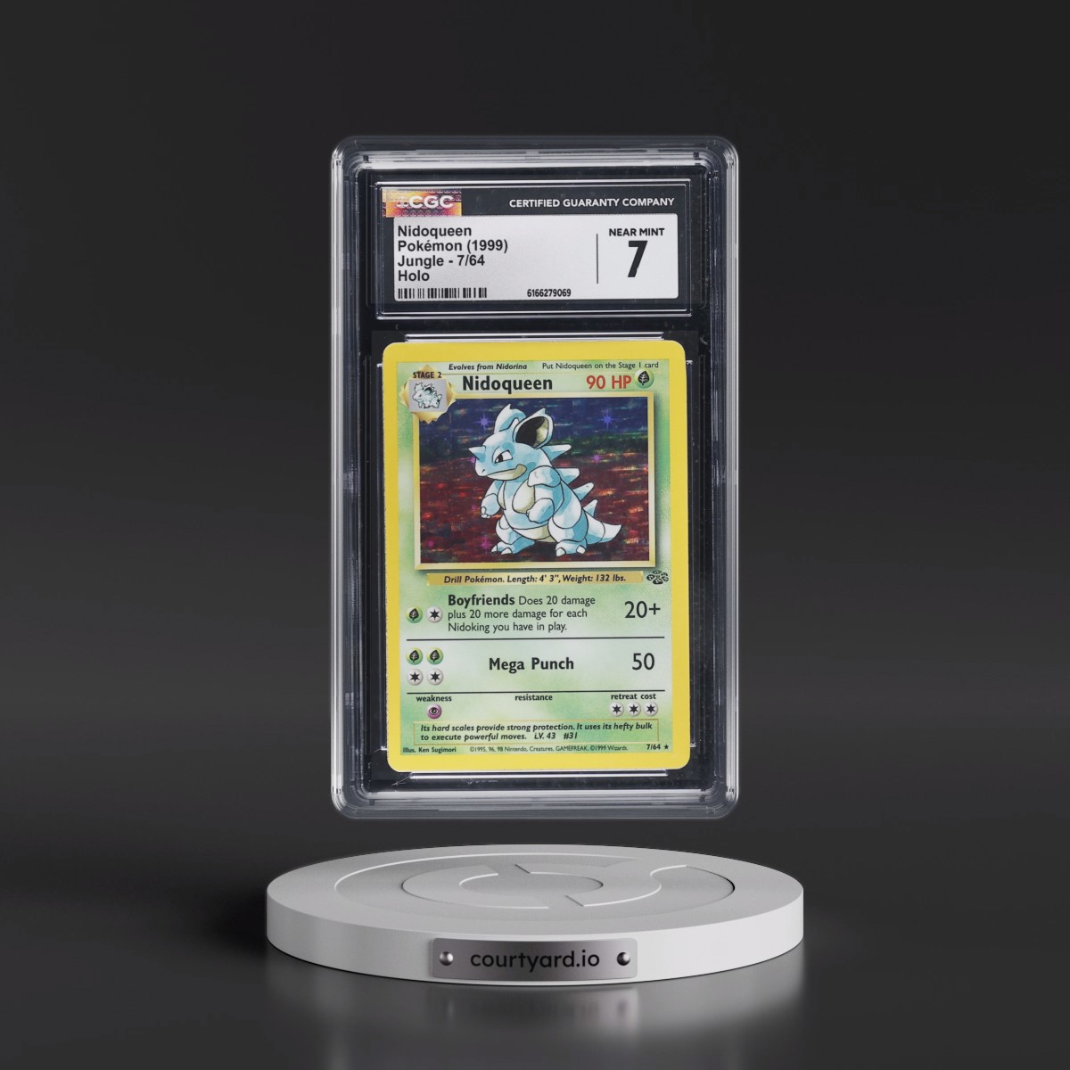 1999 Jungle #7/64 Nidoqueen - Holo (CGC 7 NM)