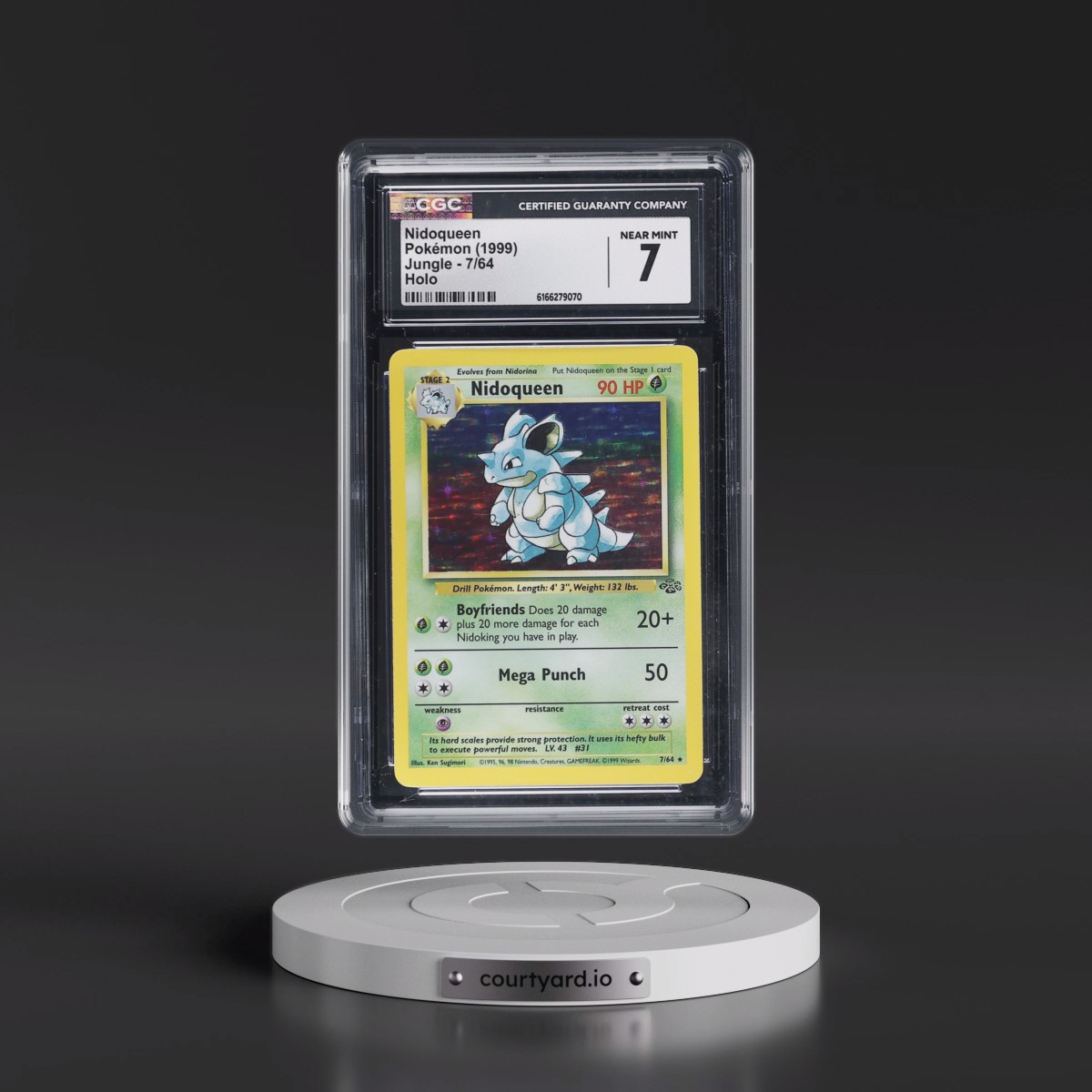 1999 Jungle #7/64 Nidoqueen - Holo (CGC 7 NM)