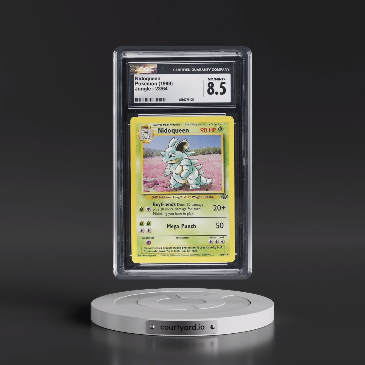 1999 Jungle Nidoqueen #23/64 CGC 8.5