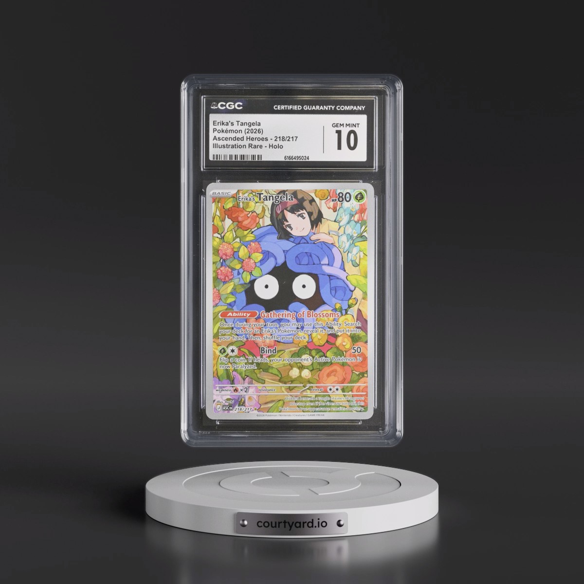 2026 Ascended Heroes - ASC EN #218/217 Erika's Tangela - Illustration Rare Holo (CGC 10 GEM MINT)