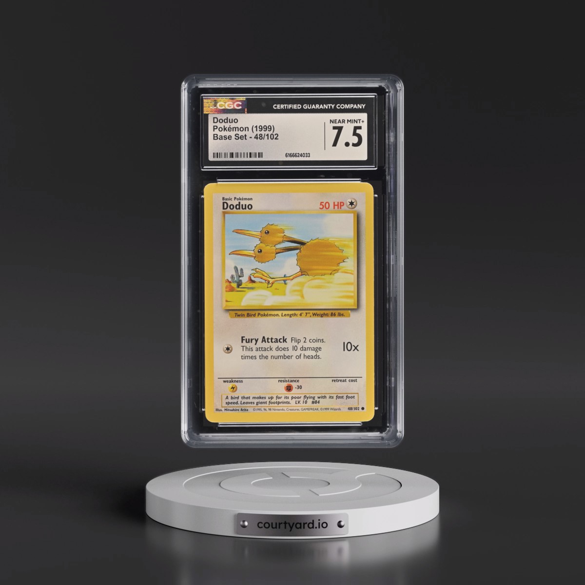 1999 Base Set #48/102 Doduo (CGC 7.5 NM+)