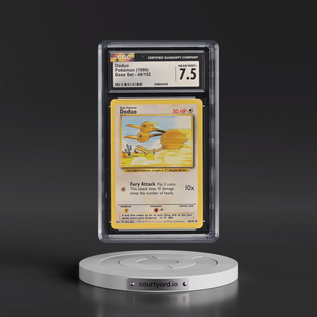1999 Base Set #48/102 Doduo (CGC 7.5 NM+)