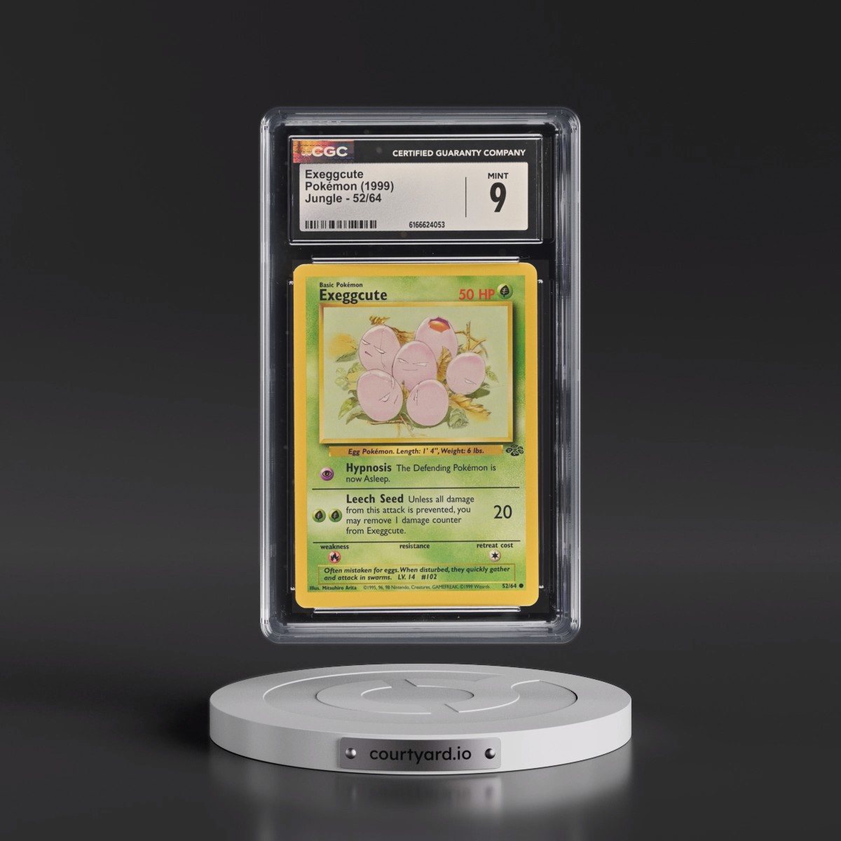 1999 Jungle #52/64 Exeggcute (CGC 9 MINT)