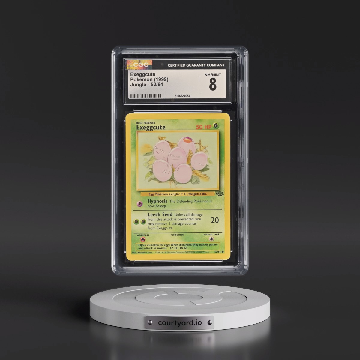 1999 Jungle #52/64 Exeggcute (CGC 8 NM-MT)