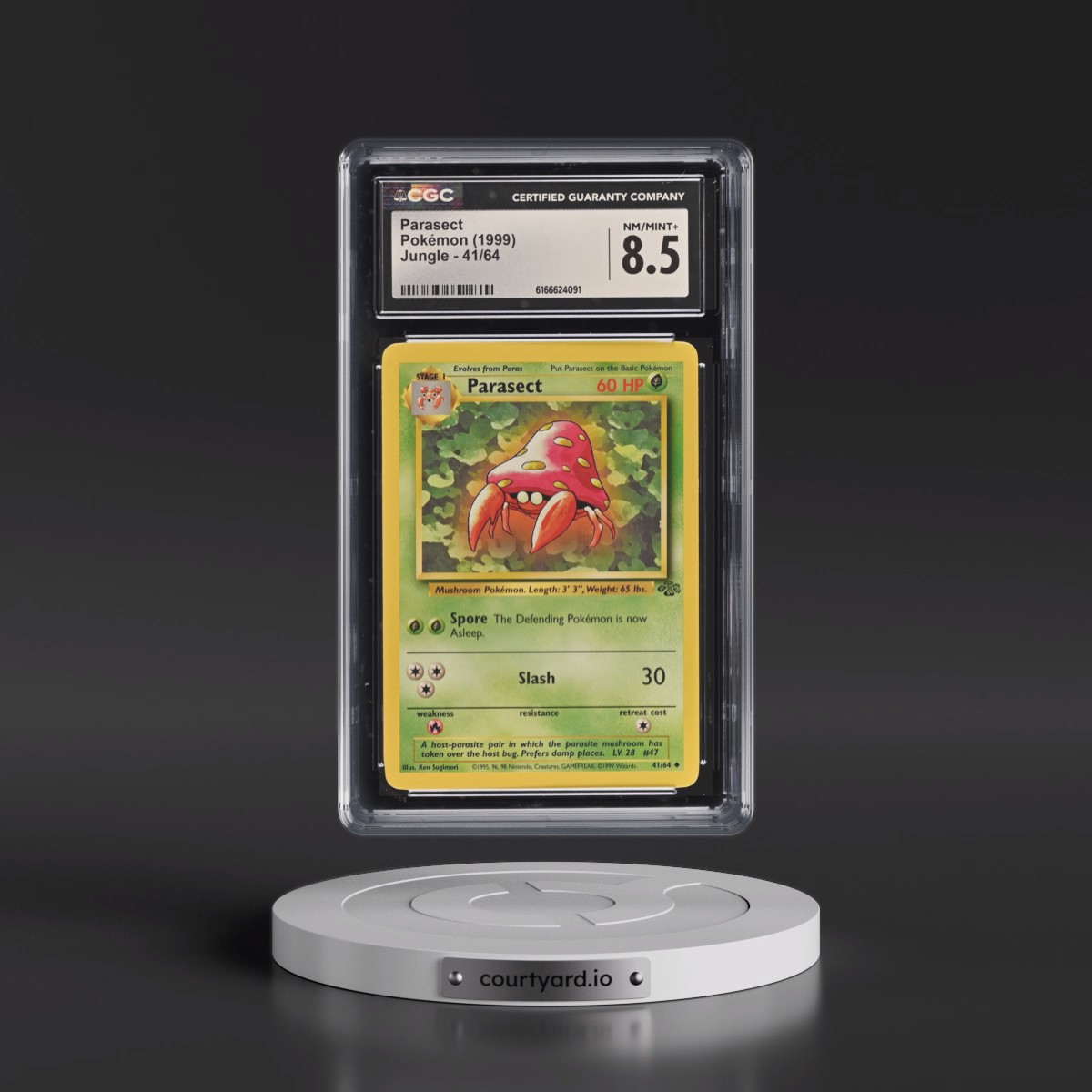 1999 Jungle #41/64 Parasect (CGC 8.5 NM-MT+)