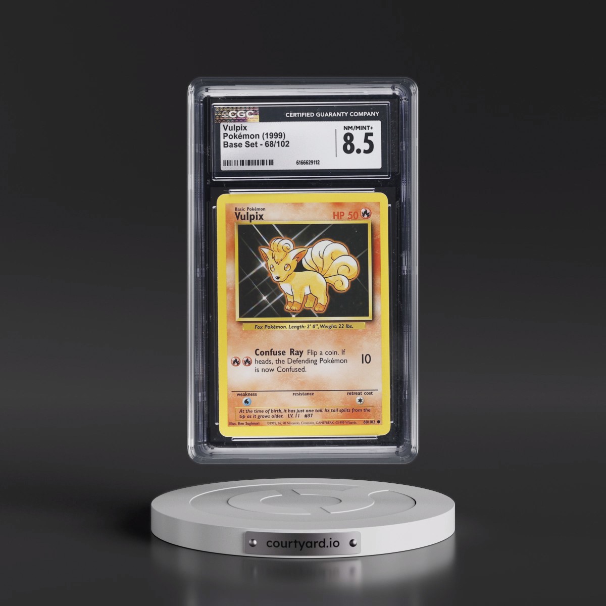 1999 Base Set #68/102 Vulpix (CGC 8.5 NM-MT+)