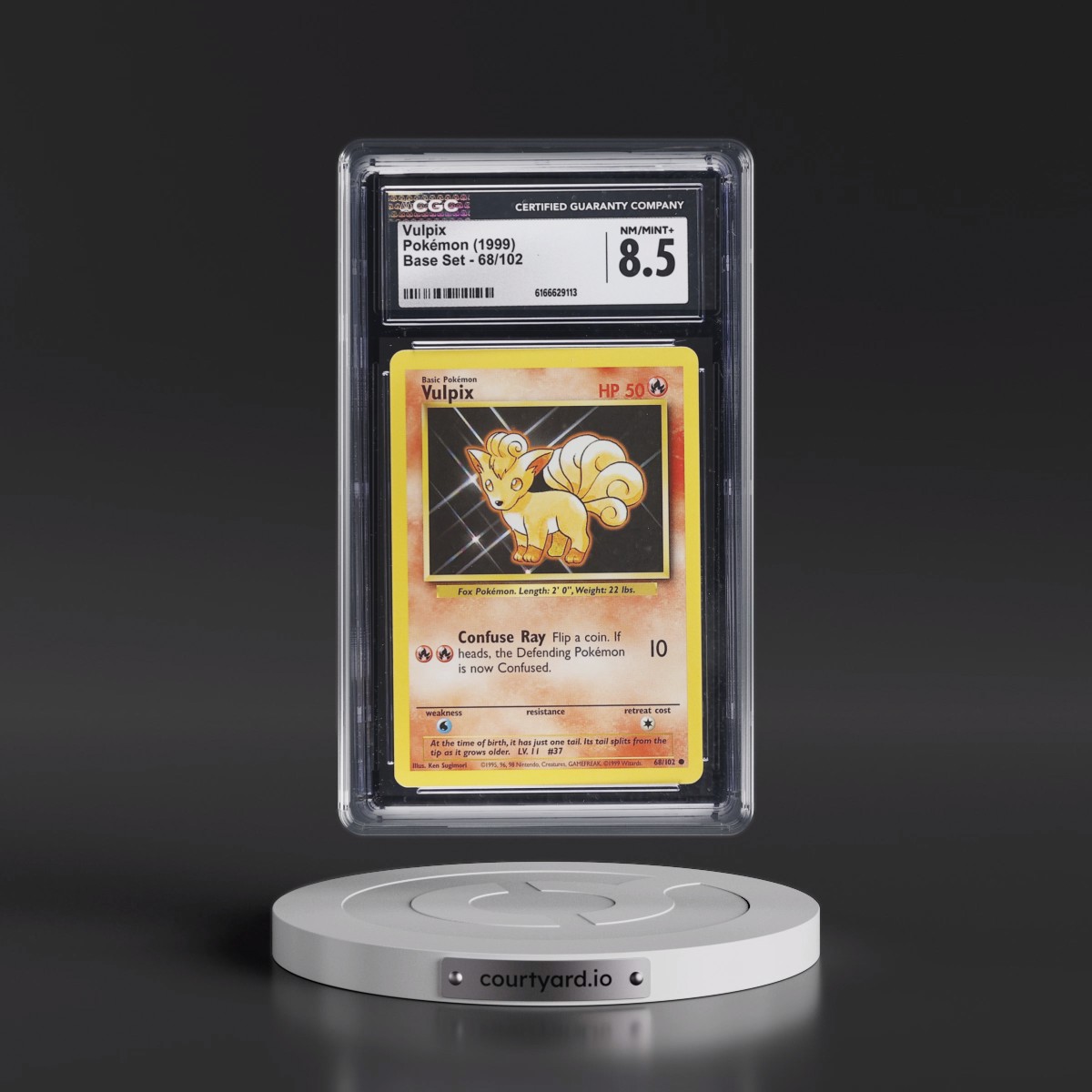 1999 Base Set #68/102 Vulpix (CGC 8.5 NM-MT+)