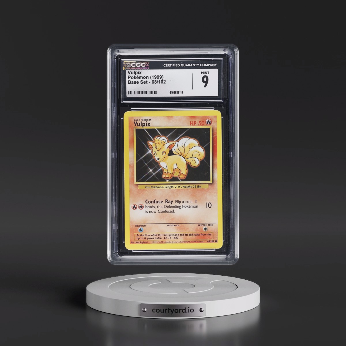 1999 Base Set #68/102 Vulpix (CGC 9 MINT)