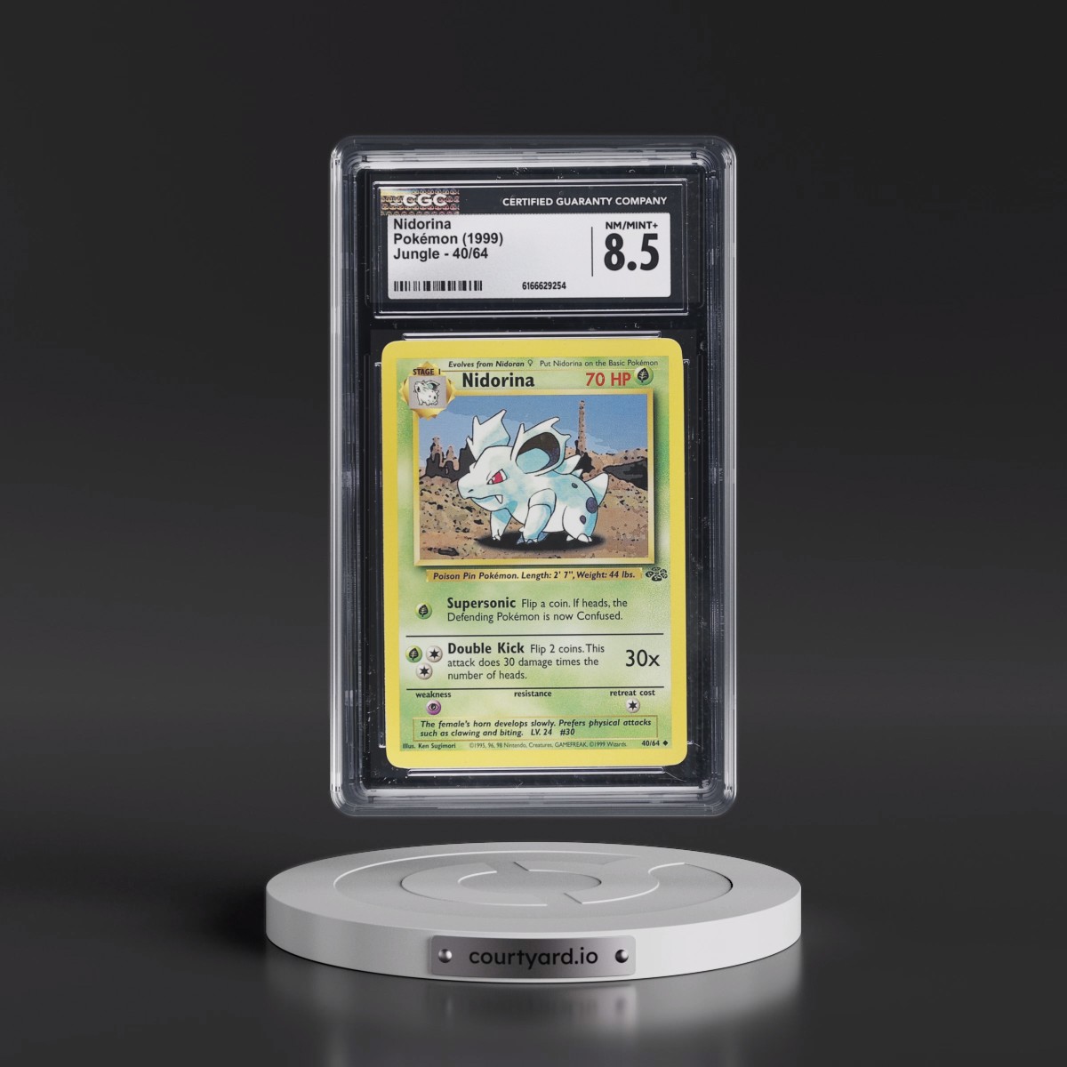 1999 Jungle Nidorina #40/64 CGC 8.5