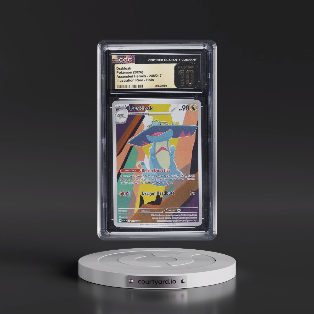 2026 Ascended Heroes - ASC EN #248/217 Drakloak - Illustration Rare Holo (CGC 10 PRISTINE)