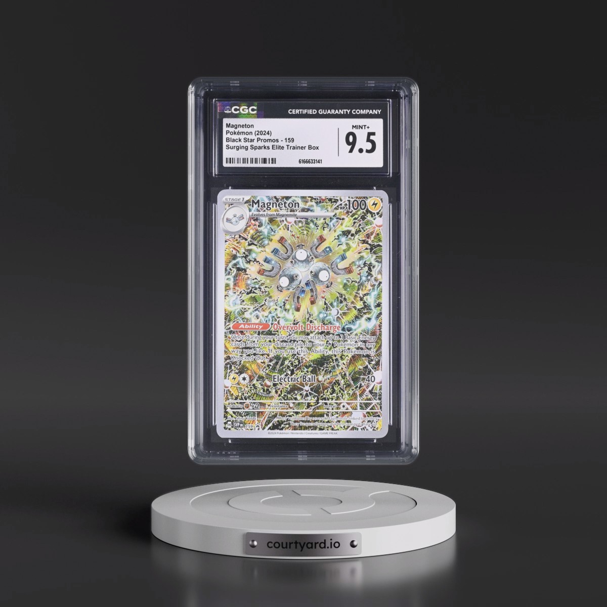 2023 Black Star Promos - Scarlet & Violet SVP EN #159 Magneton - Surging Sparks Elite Trainer Box (Holo) (CGC 9.5 MINT+)