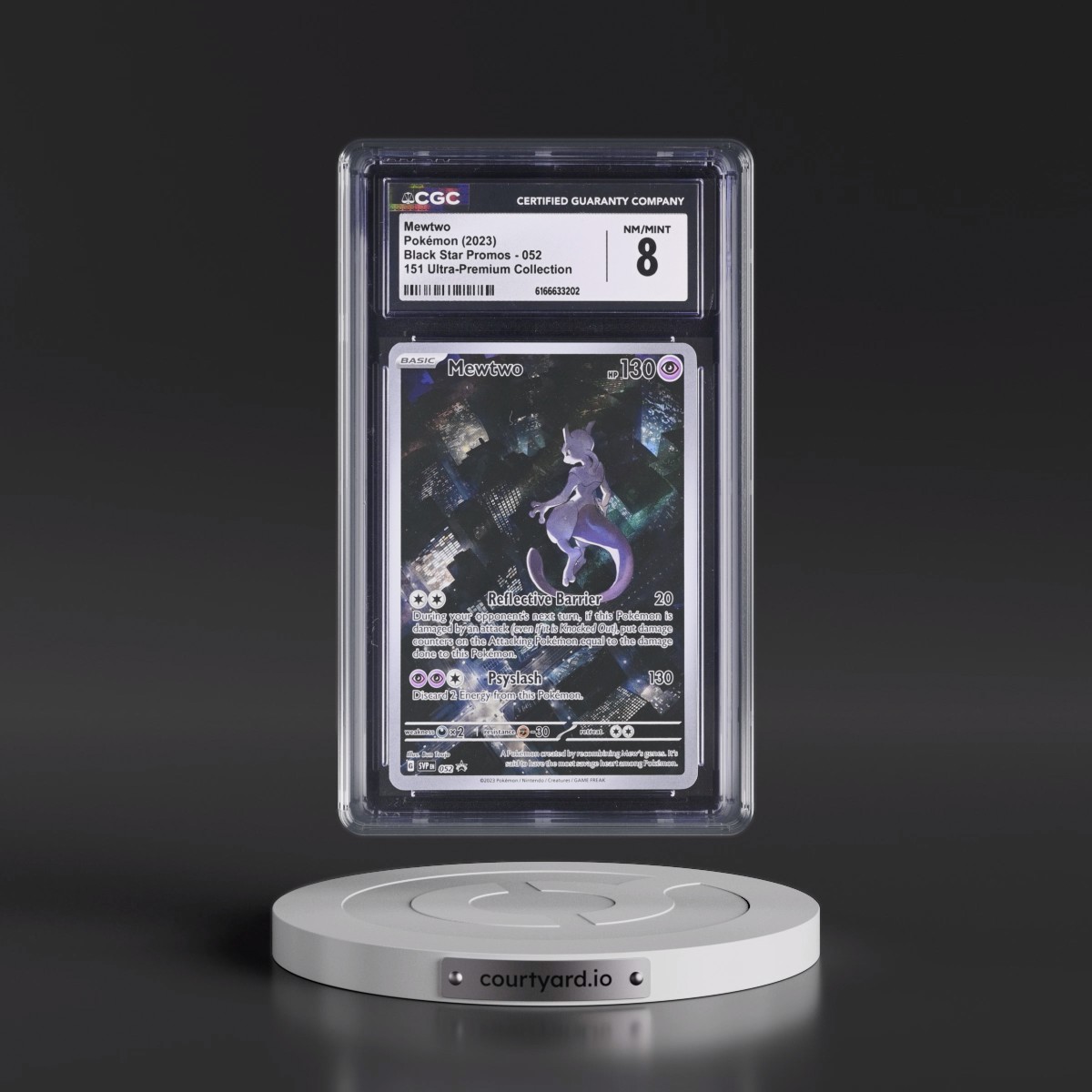 2023 Black Star Promos - Scarlet & Violet SVPEN #052 Mewtwo - 151 Ultra-Premium Collection (Holo) (CGC 8 NM-MT)