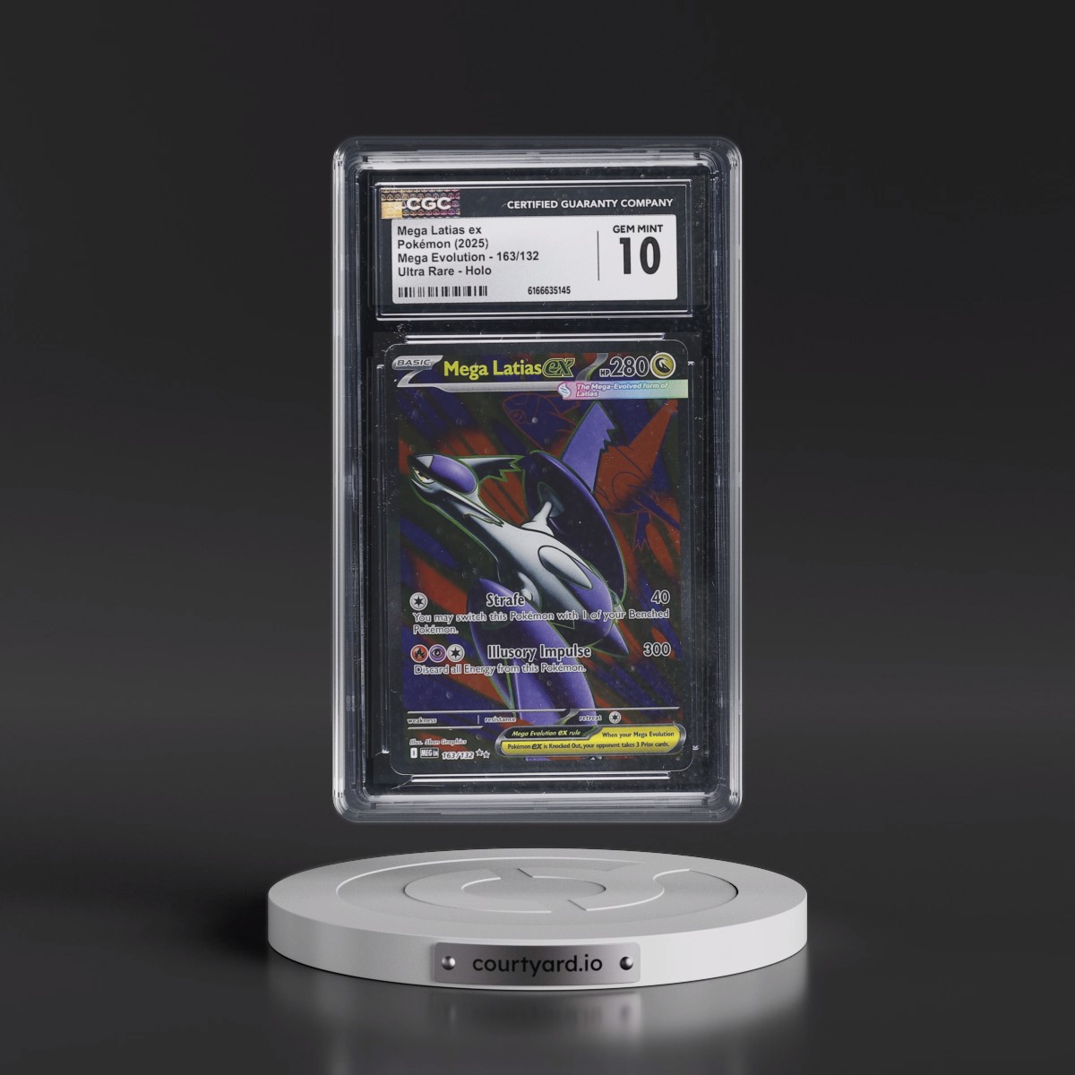 2025 Mega Evolution - MEG EN #163/132 Mega Latias ex - Ultra Rare Holo (CGC 10 GEM MINT)