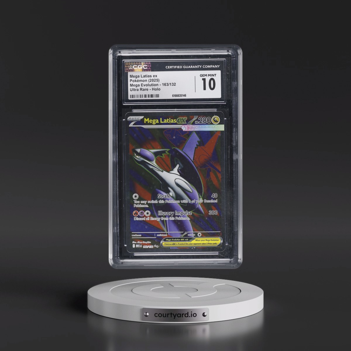 2025 Mega Evolution - MEG EN #163/132 Mega Latias ex - Ultra Rare Holo (CGC 10 GEM MINT)