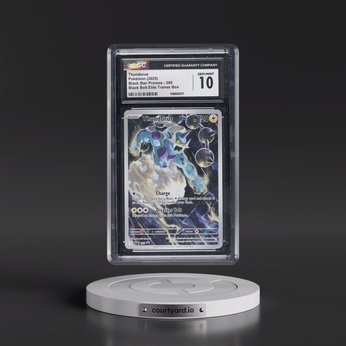 2023 Black Star Promos - Scarlet & Violet SVP EN #209 Thundurus - Black Bolt Elite Trainer Box (Holo) (CGC 10 GEM MINT)