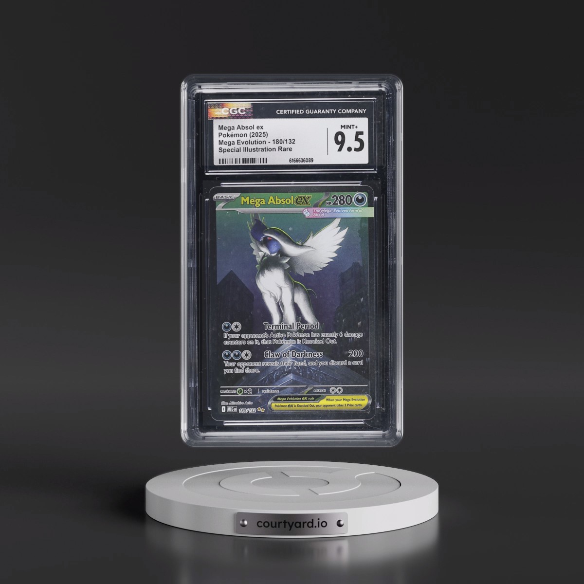 2025 Mega Evolution - MEG EN Mega Absol ex - Special Illustration Rare (Holo) #180/132 CGC 9.5