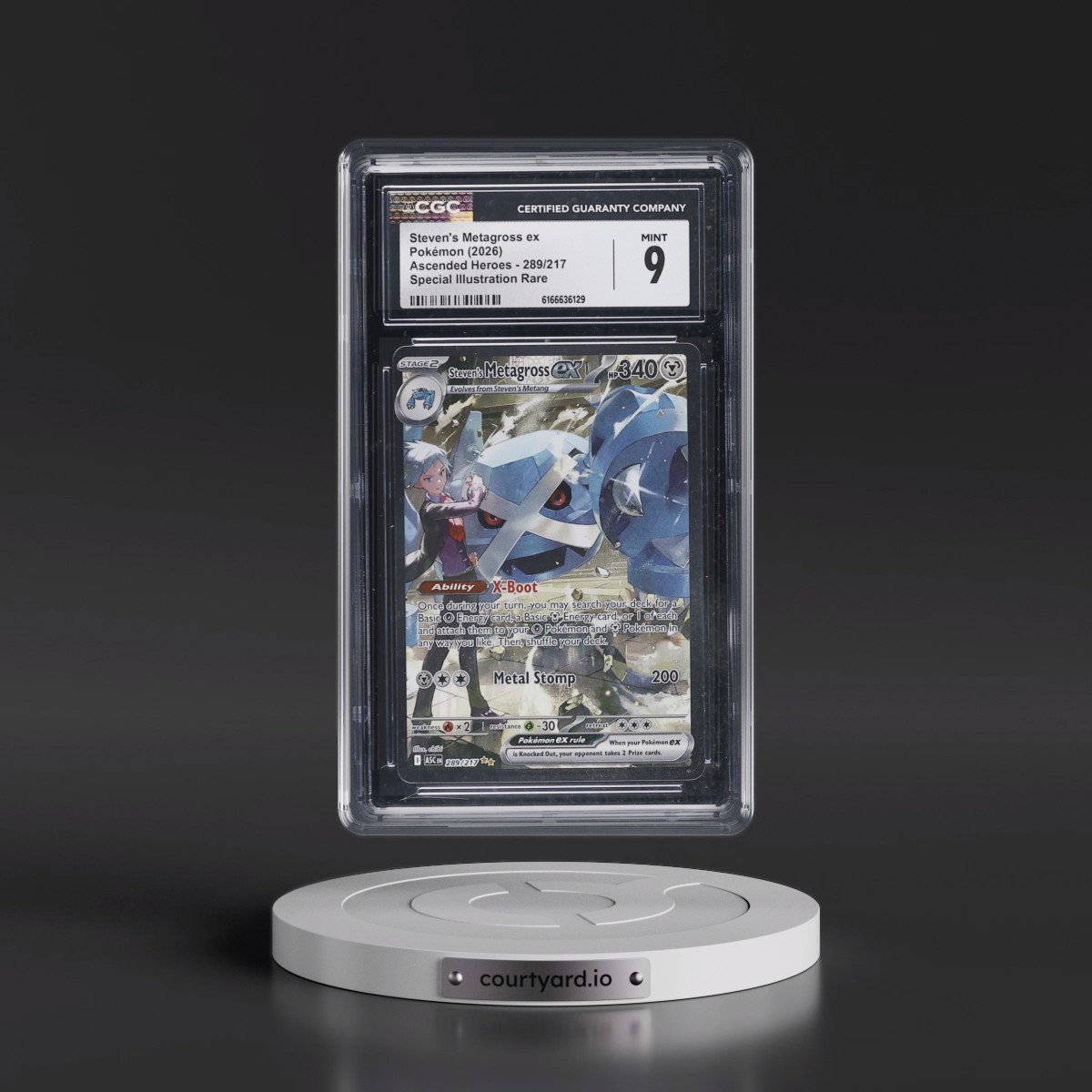 2026 Ascended Heroes - ASC EN #289/217 Steven's Metagross ex - Special Illustration Rare (Holo) (CGC 9 MINT)