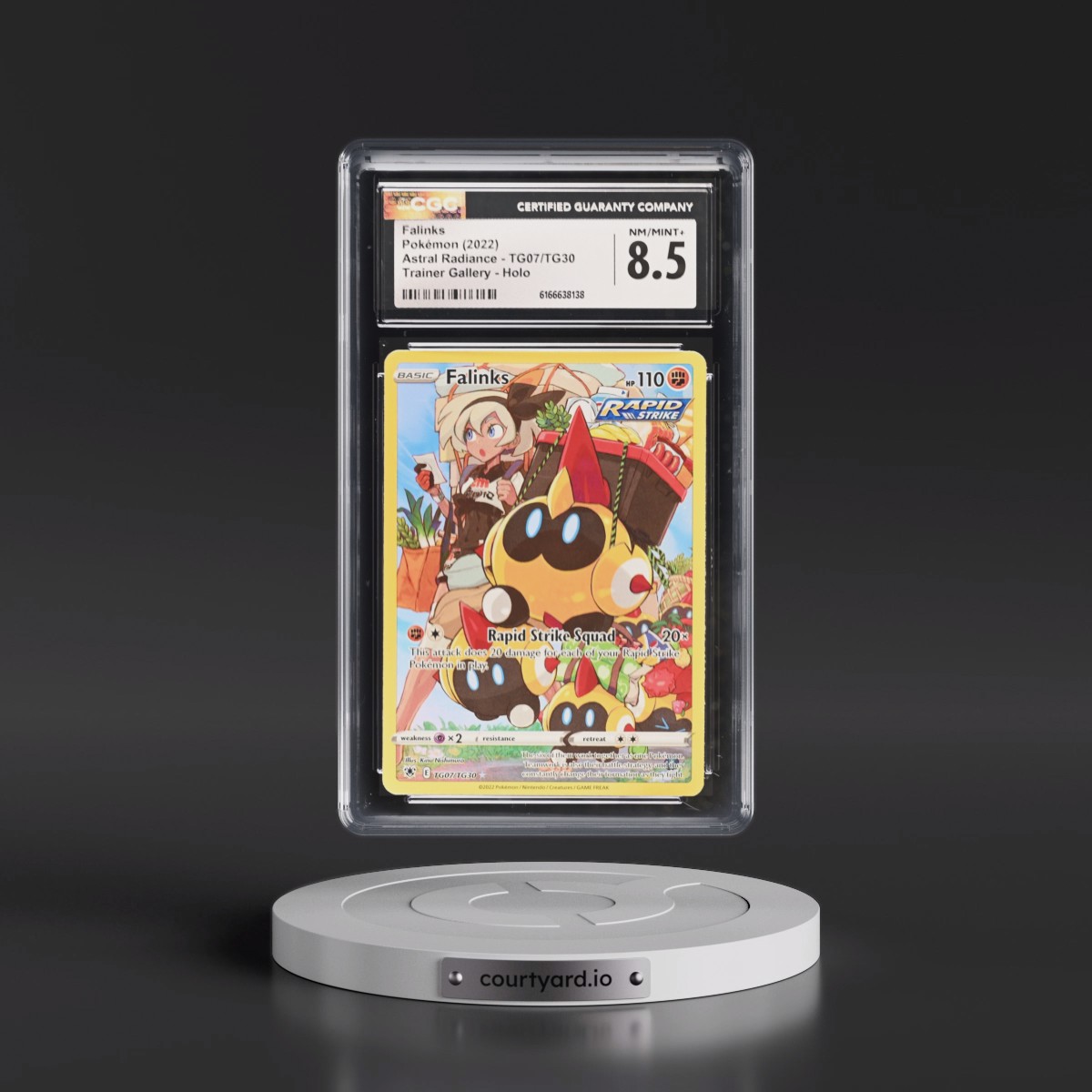 Astral Radiance Falinks - Trainer Gallery Holo #TG07/TG30 CGC 8.5