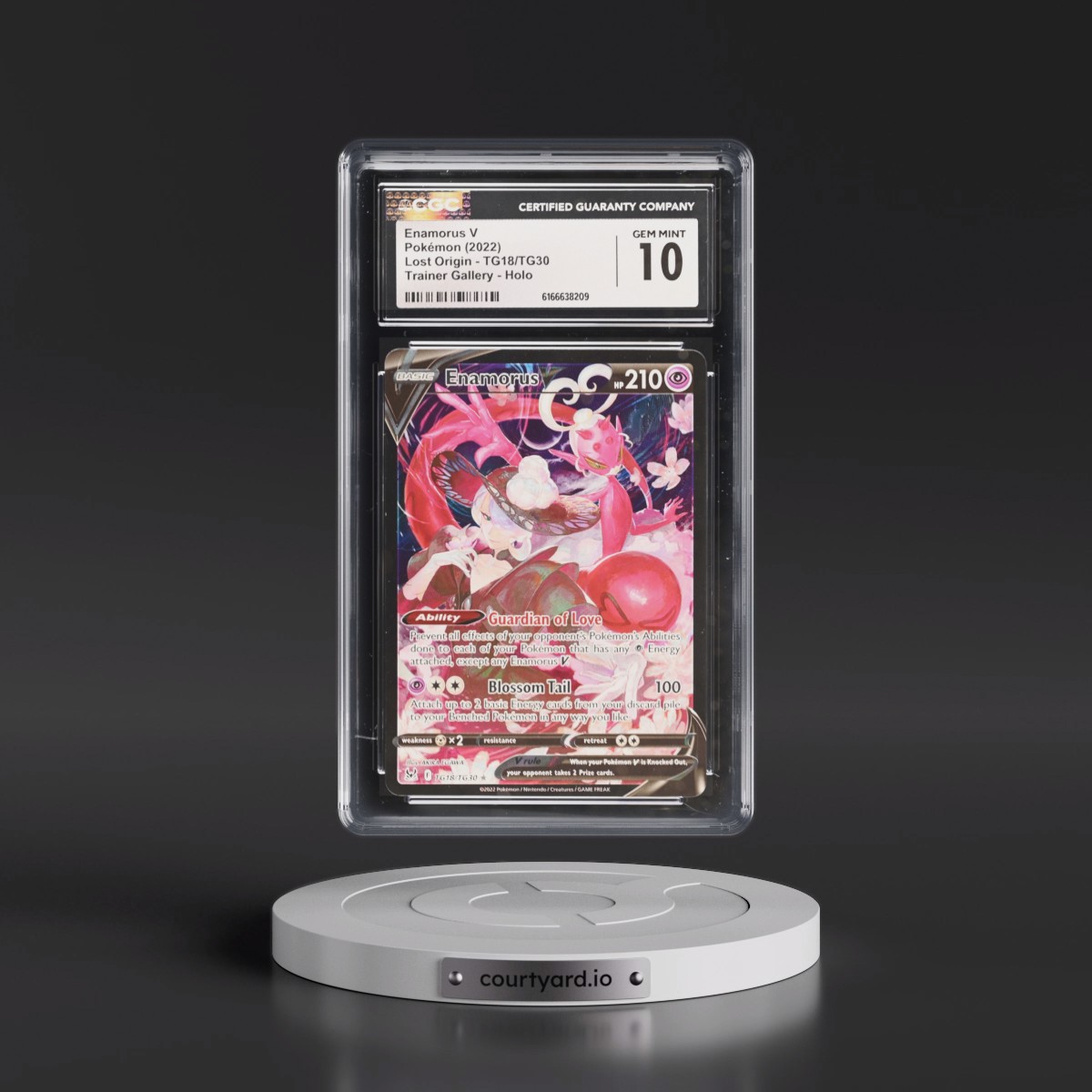 2022 Lost Origin #TG18/TG30 Enamorus V - Trainer Gallery Holo (CGC 10 GEM MINT)