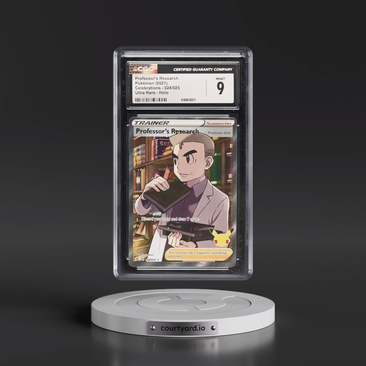 2021 Celebrations #024/025 Professor's Research - Ultra Rare Holo (CGC 9 MINT)