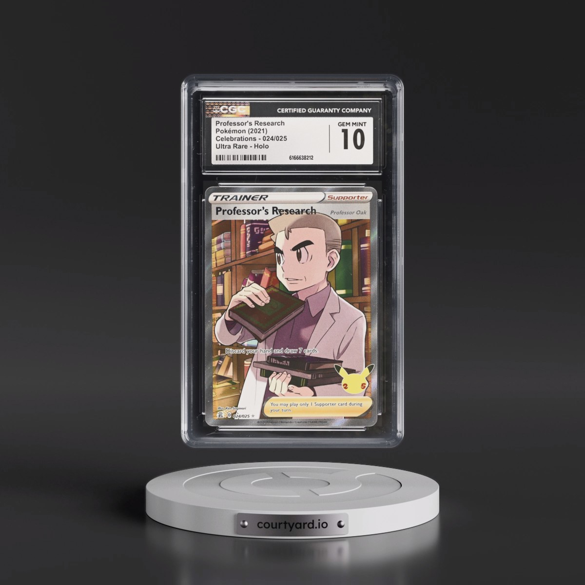 2021 Celebrations #024/025 Professor's Research - Ultra Rare Holo (CGC 10 GEM MINT)