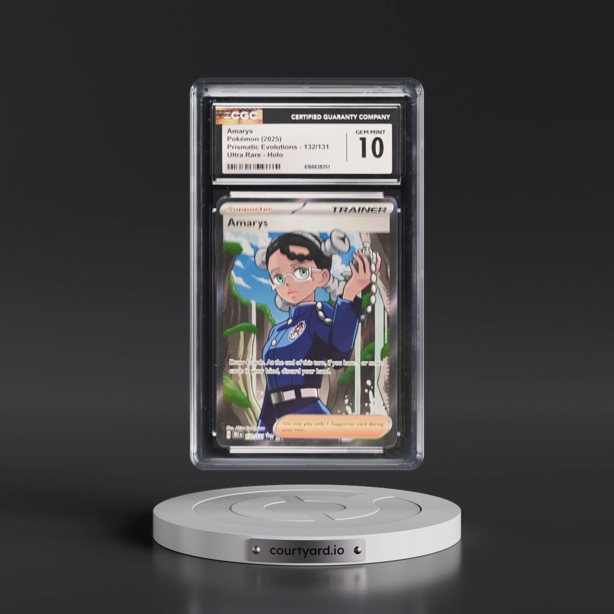 2024 Prismatic Evolutions - PRE EN #132/131 Amarys - Ultra Rare Holo (CGC 10 GEM MINT)