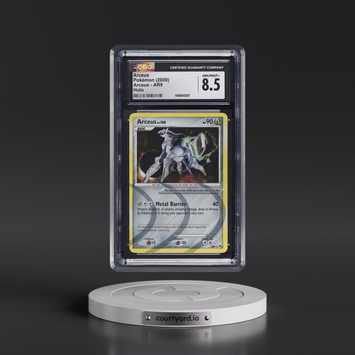 2009 Arceus #AR9 Arceus - Holo (CGC 8.5 NM-MT+)