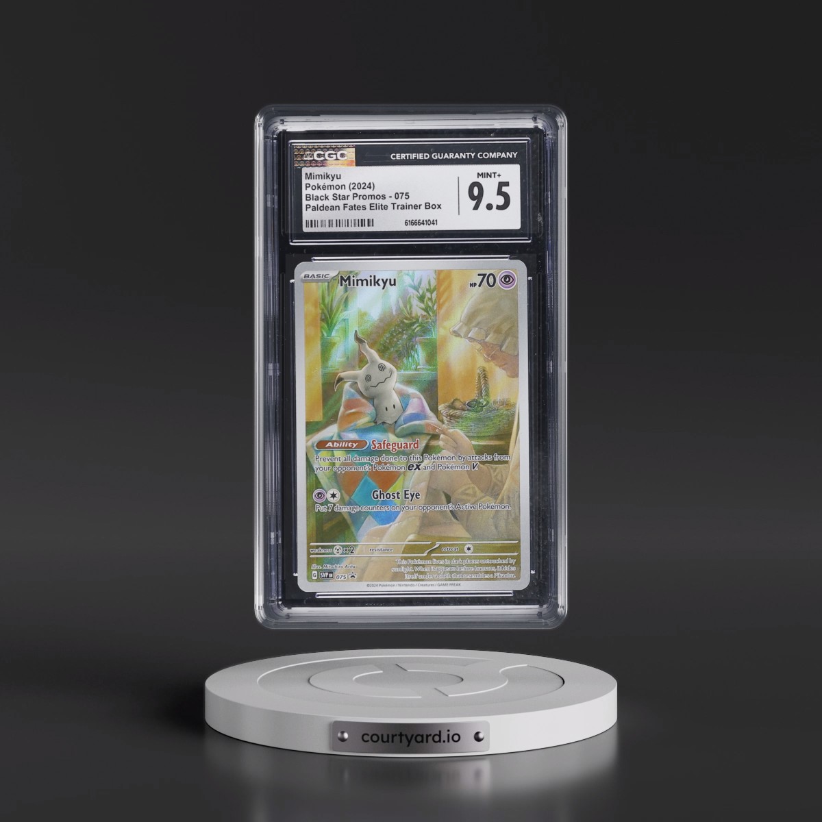 2023 Black Star Promos - Scarlet & Violet SVP EN #075 Mimikyu - Paldean Fates Elite Trainer Box (Holo) (CGC 9.5 MINT+)