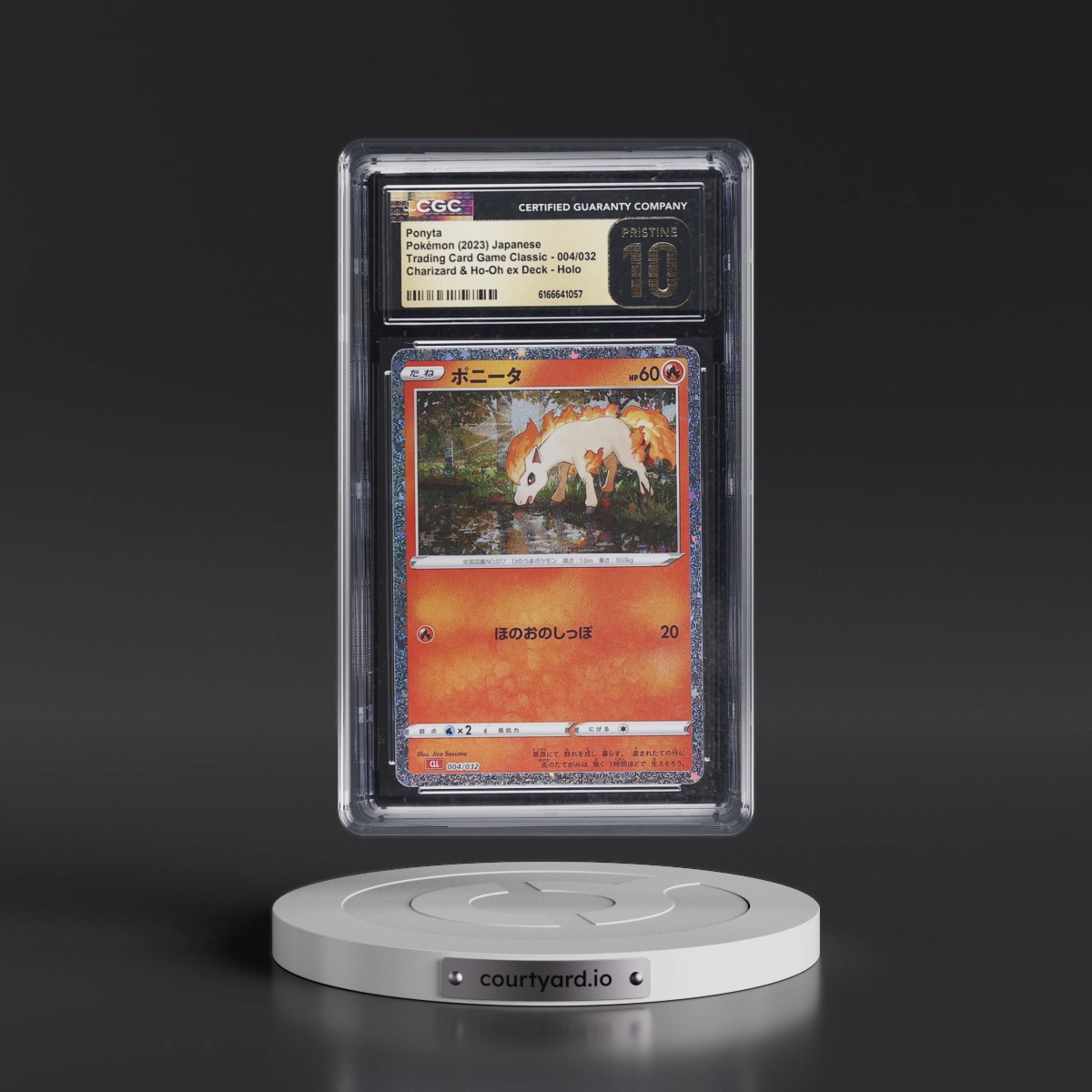 2023 Trading Card Game Classic - CLF, CLL, CLK Ponyta - Charizard & Ho-Oh ex Deck - CLL Holo #004/032 CGC 10
