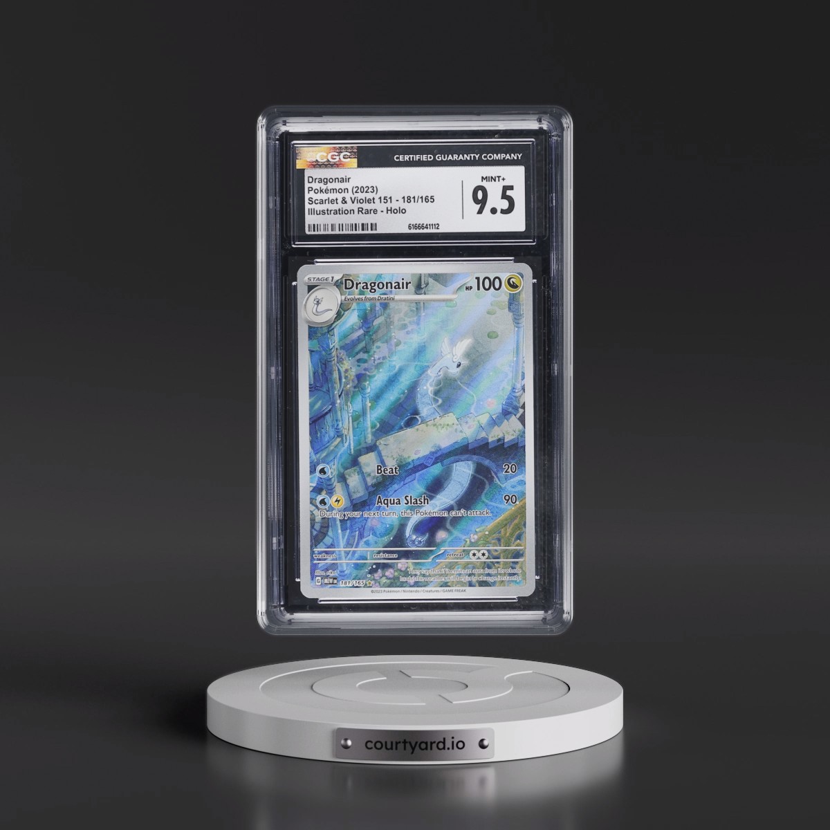 2023 Scarlet & Violet 151 - MEW EN Dragonair - Illustration Rare Holo #181/165 CGC 9.5