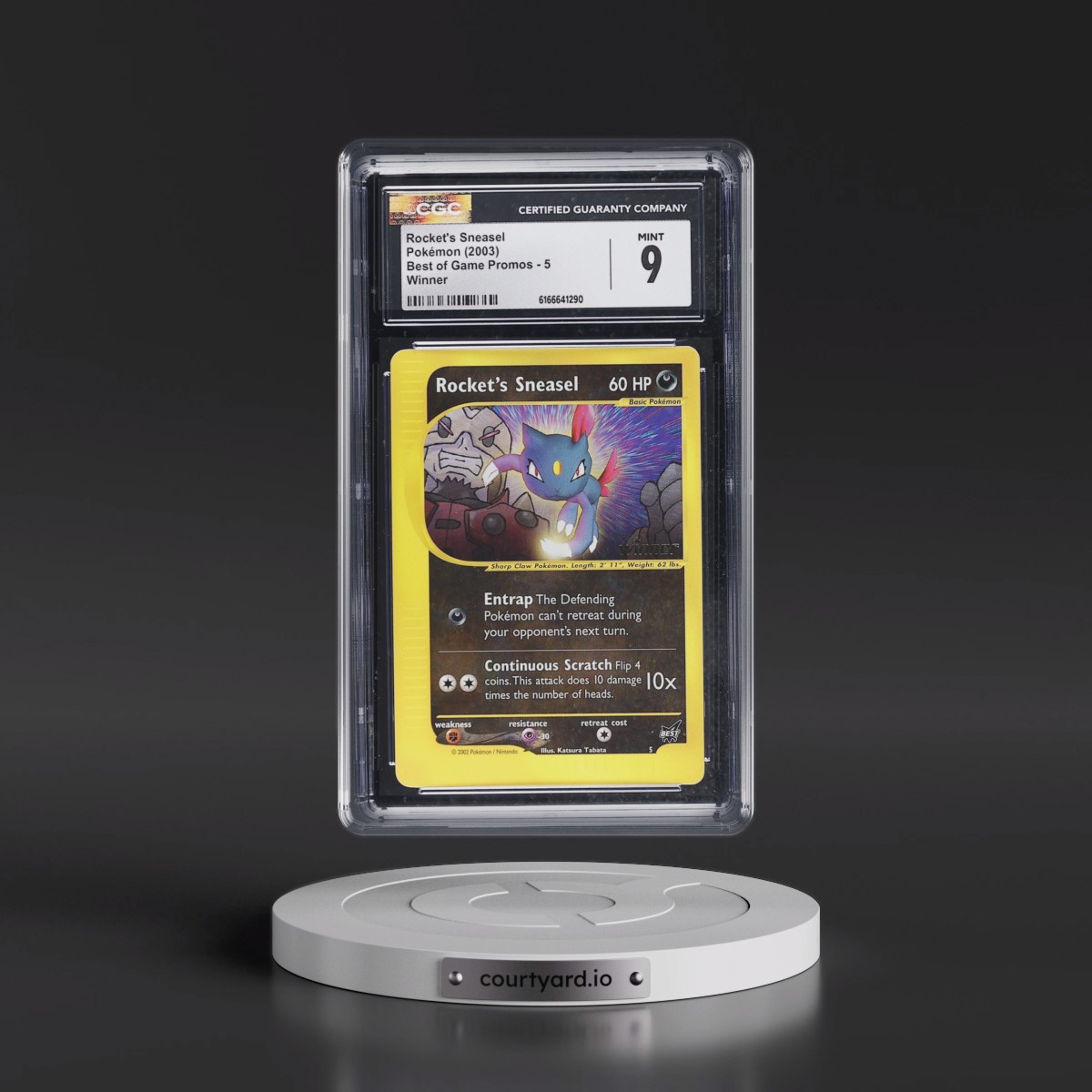 2003 Best of Game Promos #5 Rocket's Sneasel - Winner (CGC 9 MINT)