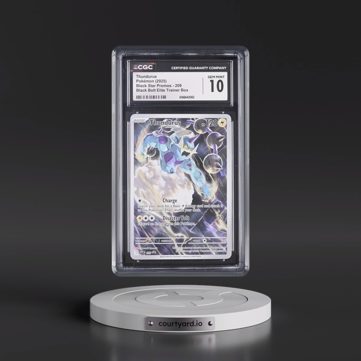 2023 Black Star Promos - Scarlet & Violet SVP EN #209 Thundurus - Black Bolt Elite Trainer Box (Holo) (CGC 10 GEM MINT)