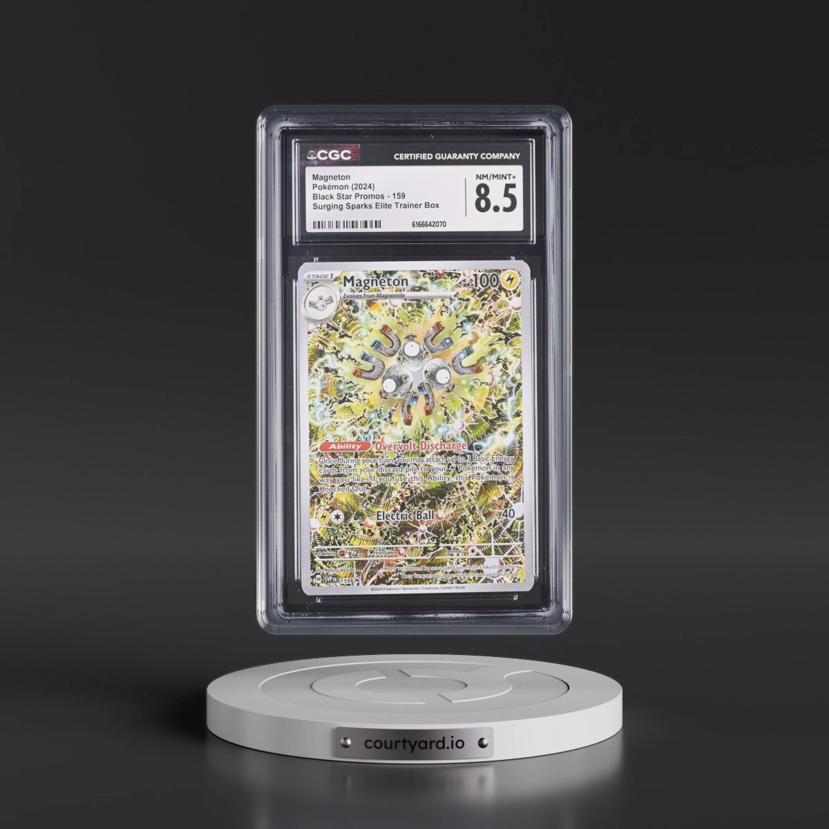2023 Black Star Promos - Scarlet & Violet SVP EN #159 Magneton - Surging Sparks Elite Trainer Box (Holo) (CGC 8.5 NM-MT+)