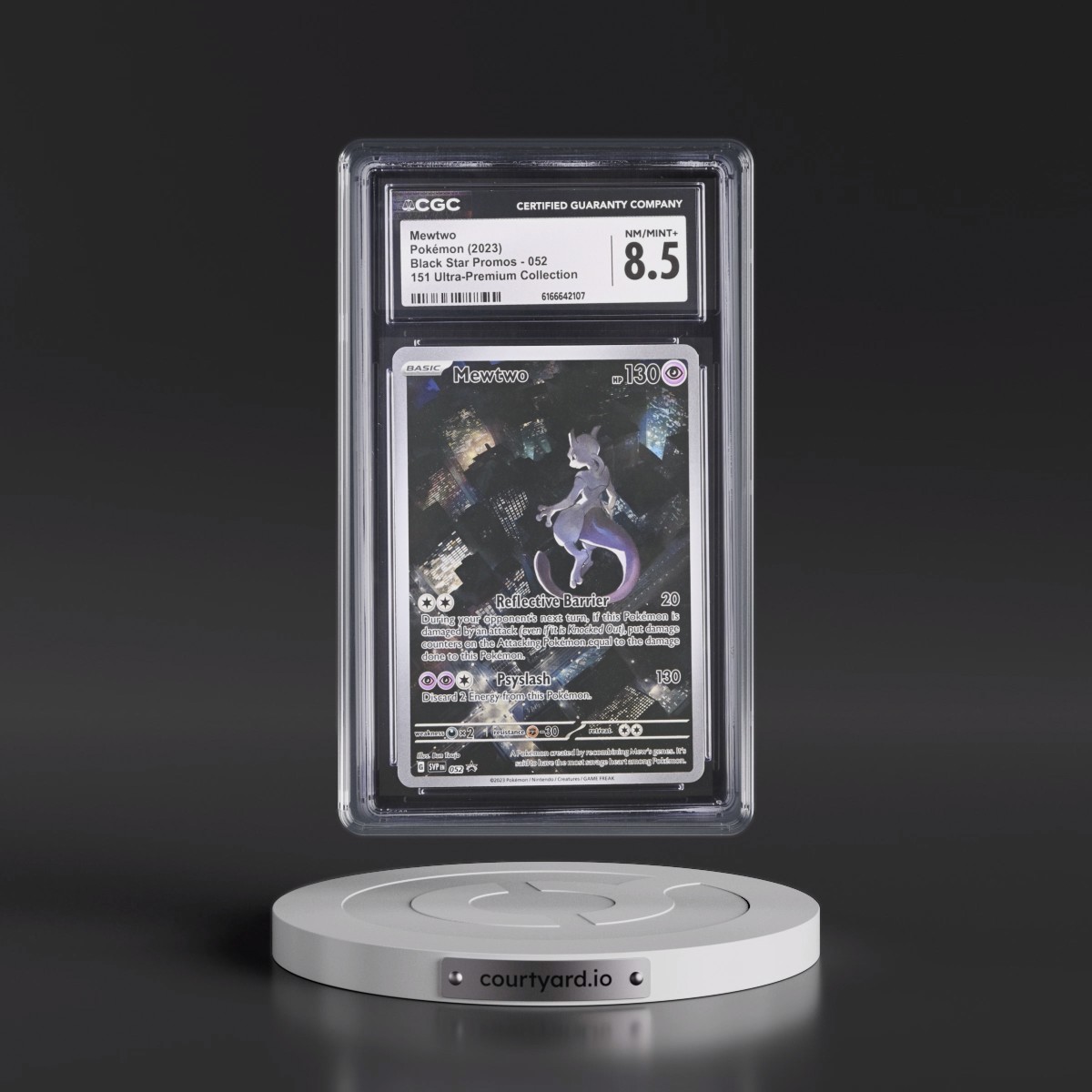 2023 Black Star Promos - Scarlet & Violet SVPEN #052 Mewtwo - 151 Ultra-Premium Collection (Holo) (CGC 8.5 NM-MT+)