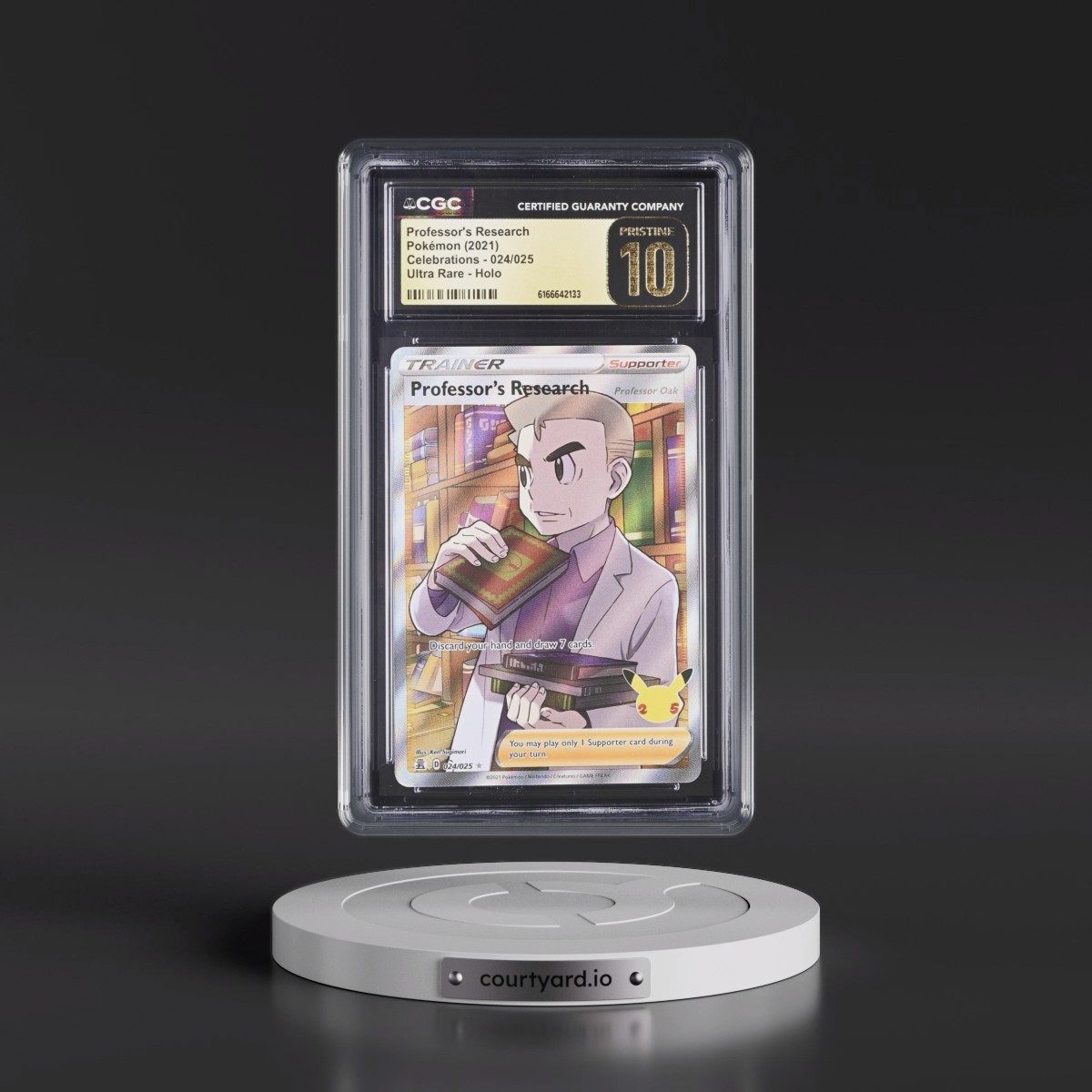 2021 Celebrations #024/025 Professor's Research - Ultra Rare Holo (CGC 10 PRISTINE)