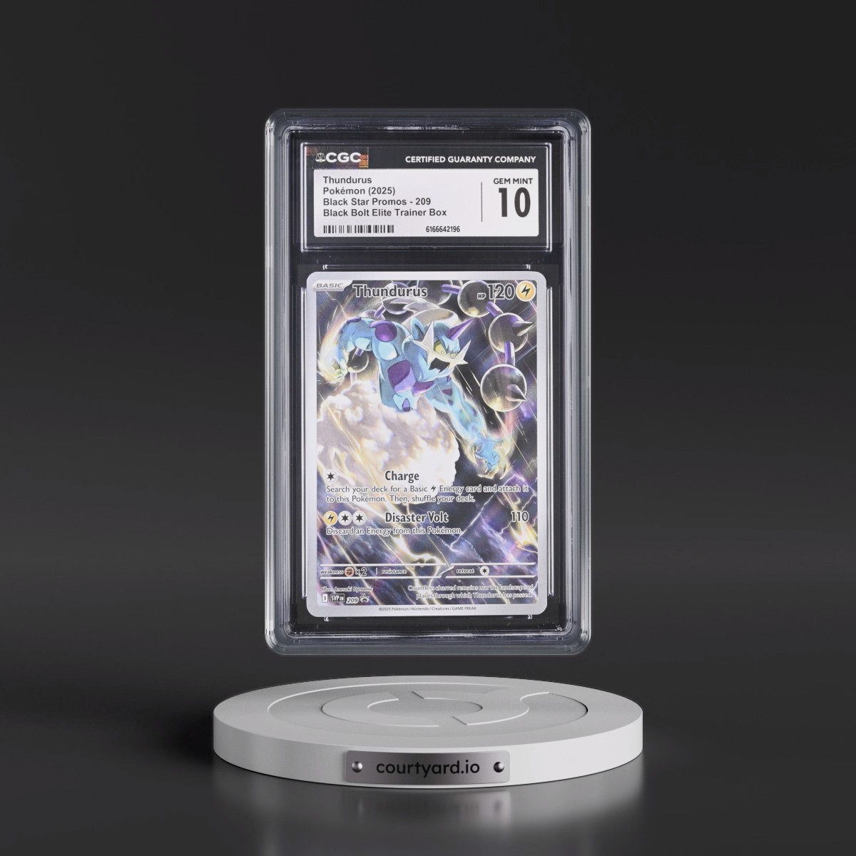 2023 Black Star Promos - Scarlet & Violet SVP EN #209 Thundurus - Black Bolt Elite Trainer Box (Holo) (CGC 10 GEM MINT)