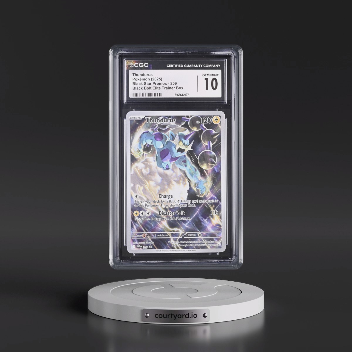 2023 Black Star Promos - Scarlet & Violet SVP EN #209 Thundurus - Black Bolt Elite Trainer Box (Holo) (CGC 10 GEM MINT)